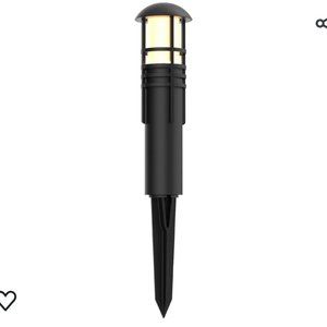 Malibu Lighting 8400-4320-01 1.1W LED Aged-Iron Metal Bollard - Black